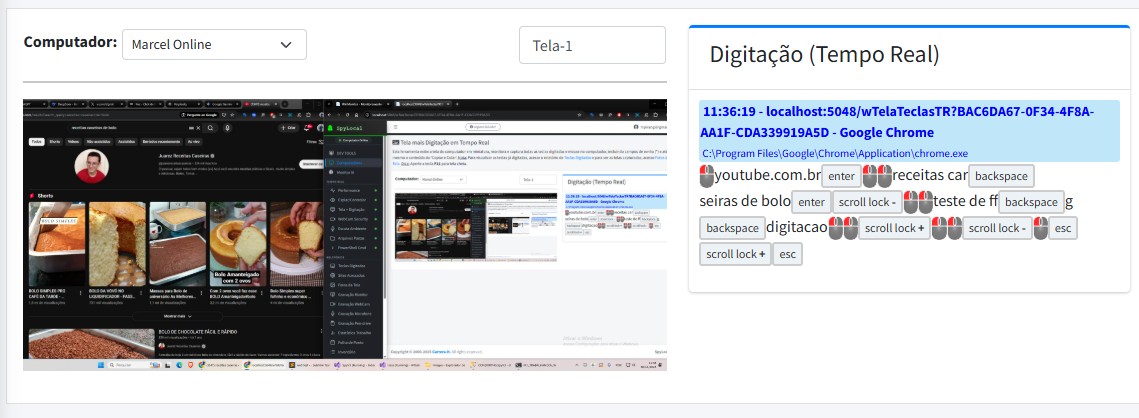 Tela + Digitação