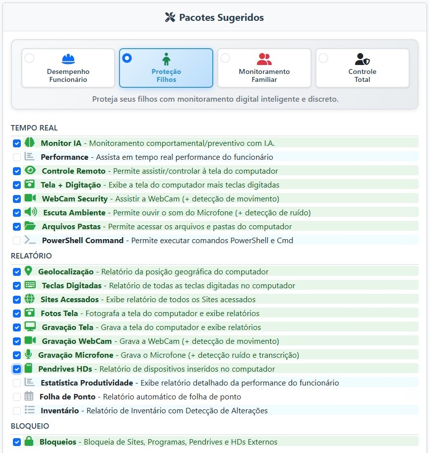 Monitoramento de Chats WinMonitor
